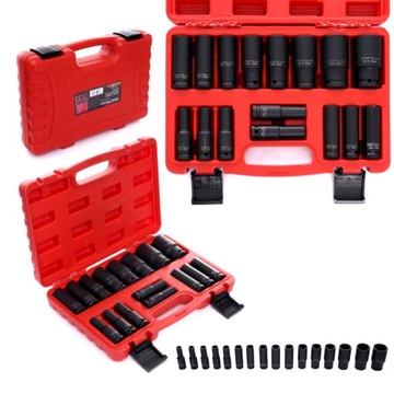 УДАРНЫЕ ГОЛОВКИ НАБОР ГОЛОВОК 16ШТ 10-32мм