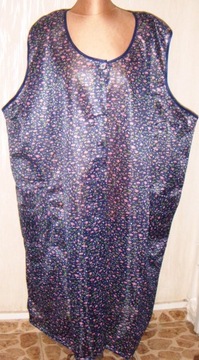 ФАРТУК ЖЕНСКИЙ, БОЛЬШИЕ ПУГОВИЦЫ, размер 3XL, ТЕМНО-СИНИЙ УЗОР 11\50