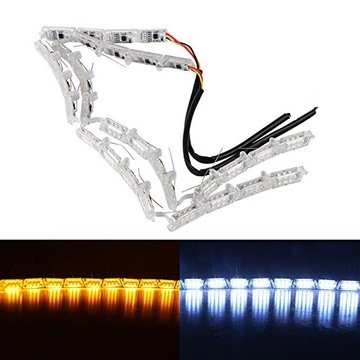 płynący kierunkowskaz + dzienne światła LED DRL