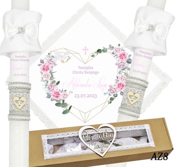 КРЕЩЕННАЯ СВЕЧА, КРЕЩЕННЫЙ ШАПОЧКА, ЭКО КОРОБКА