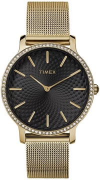 Zegarek Timex Damski Złoty Bransoleta TW2V52300