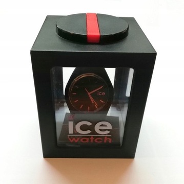 ICE Watch zegarek damski czarny czerwony złoty elegancki wodoodporny 007235