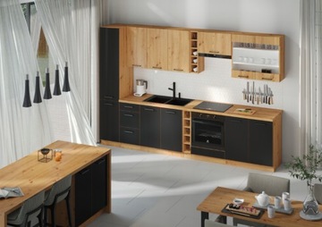 MODENA artisan+черный кухонный шкаф 60 DP