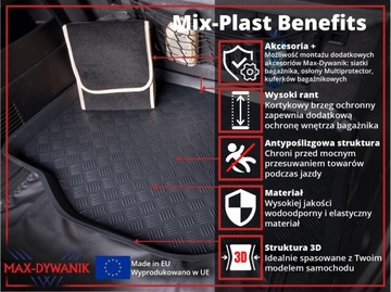 Mercedes E-class W211 Sedan 02-09 Коврик в багажник