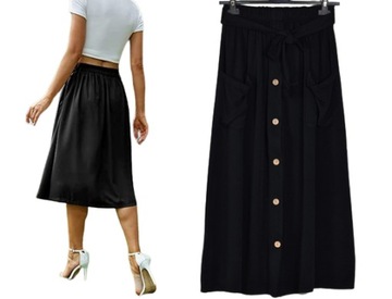 Модная, вневременная ЮБКА, ПУГОВИЦЫ, цвета 783