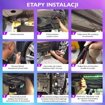 Неоновые вывески Bluetooth - Плавающие - Освещение днища автомобиля