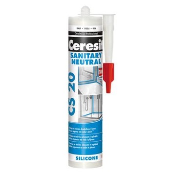 Ceresit CS20 - silikon sanit. neutralny transparen
