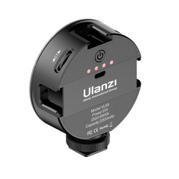 ULANZI VL69 СВЕТОДИОДНАЯ ЛАМПА ДЛЯ КАМЕРЫ ТЕЛЕФОНА