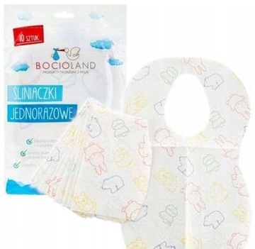 ŚLINIAKI JEDNORAZOWE 10 SZT BOCIOLAND