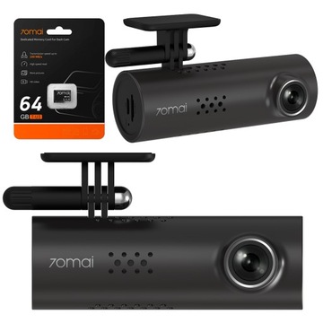 Kamera samochodowa 70mai Dash Cam 3 Wideorejestrator + karta 70mai 64GB