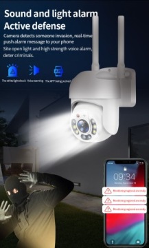 5G НАРУЖНАЯ IP WIFI FULL HD TUYA УМНАЯ ВРАЩАЮЩАЯСЯ КАМЕРА В РЕАЛЬНОМ ВРЕМЕНИ