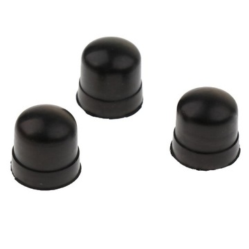 20 sztuk czarnego puzonu ślizgowego łuku gumowego końca