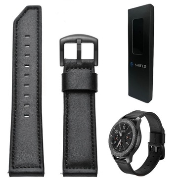 SKÓRZANY PASEK DO SAMSUNG GALAXY WATCH 46 / 3 45mm GEAR S3 CLASSIC FRONTIER