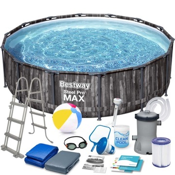 BASEN OGRODOWY STELAŻOWY 427x107cm BESTWAY 18w1