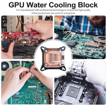 Blok wodny GPU karty graficznej Wbudowany blok
