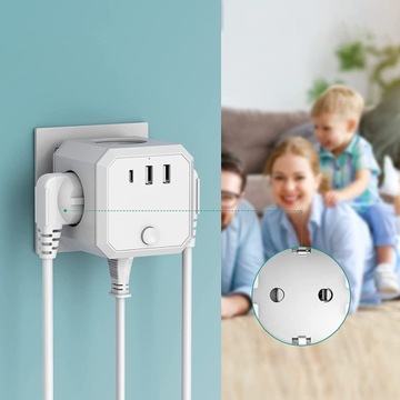 АДАПТЕР США Великобритания ЕС USB WORLD SOCKET АДАПТЕР