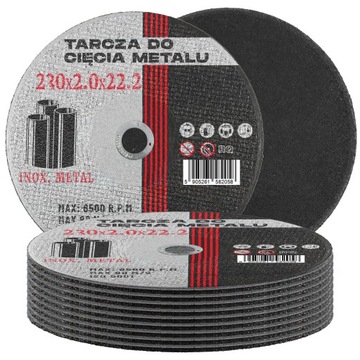 10x TARCZA CIĘCIA METALU 230 INOX TARCZE STALI NIERDZEWNEJ ALUMINIUM BLACHY