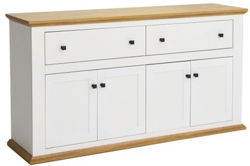 KOMODA 160cm z SZUFLADAMI pojemna DO SALONU BIAŁA