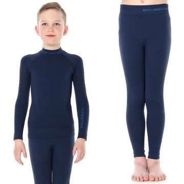 BIELIZNA TERMOAKTYWNA SPODNIE BLUZA JUNIOR BRUBECK