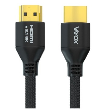 Kabel HDMI 2.1 8K 1,5m przewód w oplocie High Speed 4K UHD