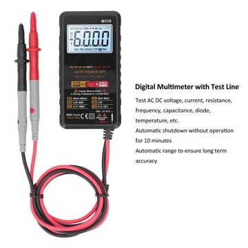 Ручной цифровой мультиметр с автоматическим диапазоном