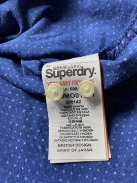 Superdry Super DRY JAPAN oryginalna bawełniana KOSZULA rozmiar L