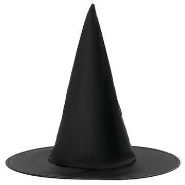KAPELUSZ CZAPKA WIEDŹMY CZAROWNICY HALLOWEEN 39 cm PRZEBRANIE KOSTIUM
