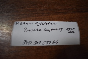 IDEÁLNÍ OBRAZOVKA DISPLEJ LCD PORSCHE CAYENNE 9Y 1