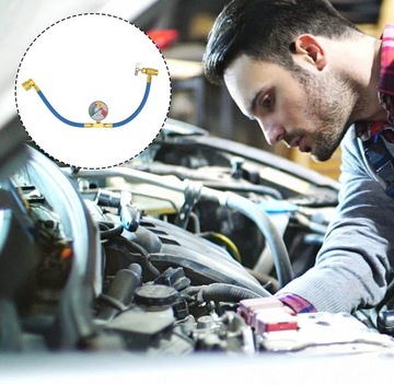 ШЛАНГ ДЛЯ ЗАПРАВКИ ХЛАДАГЕНТА AC r134a БЕЗОПАСНЫЙ НОВЫЙ