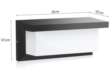 ФАСАДНЫЙ СВЕТИЛЬНИК СВЕТОДИОДНЫЙ НАСТЕННЫЙ СВЕТИЛЬНИК ДАТЧИК ДВИЖЕНИЯ IP65