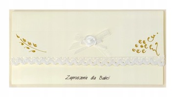 KARNET 37c -Zaproszenie na I Komunię Św. dla Babci