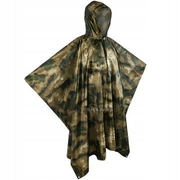 Outdoor Poncho wojskowe 210T PU Army War taktycz