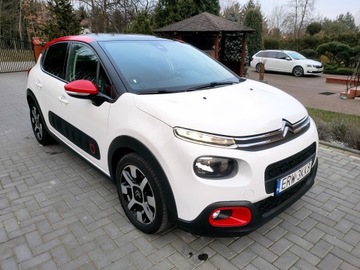 Citroen C3 III Hatchback 1.2 PureTech 82KM 2019 CITROEN C3 82 KM Led Panorama Android Auto Klimatronik Alu 17 Serwisowany, zdjęcie 10