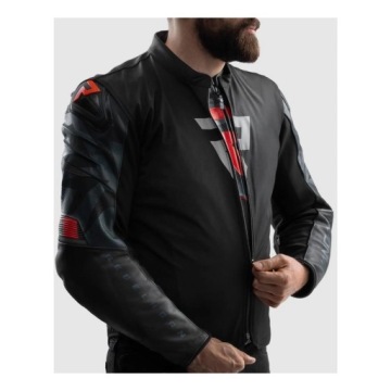 REBELHORN VANDAL II FLUO RED ODINĖ VYRIŠKA MOTOCIKLININKO STRIUKĖ – nuotrauka 12