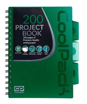 COOLPACK KOŁOBRULION ZESZYT SZKOLNY A5 ZIELONY