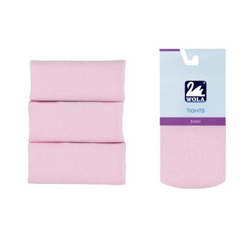 Wola BASIC bawełniane rajstopy, PEARL PINK, 62-74