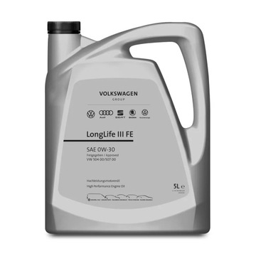 OLEJ VAG LONGLIFE III FE 0W30 504.00/507.00 VW 5L