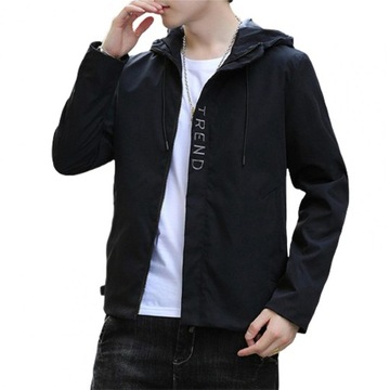 Spring Autumn Men Jacket Letter Long Sleeve Solid
