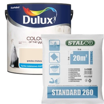 Dulux Kolory Świata Grecka Chałwa 2,5L + GRATIS