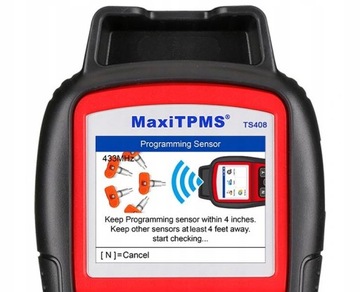 Сканер Autel MaxiTPMS TS408 поддерживает датчики TPMS