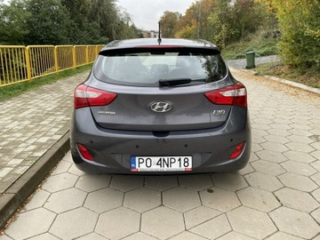 Hyundai i30 II Hatchback 3d Facelifting 1.4 MPI 100KM 2016 Hyundai i30 Benzyna Zarejestrowany Klima LED, zdjęcie 4
