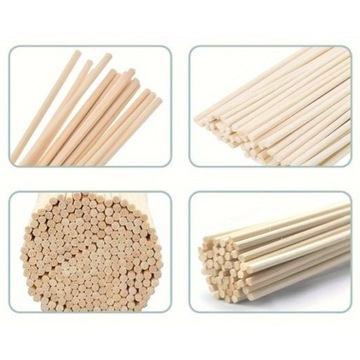 PATYCZKI RATTANOWE DO DYFUZORÓW ZAPACHOWYCH NATURALNE 25cm/ 3mm 100szt