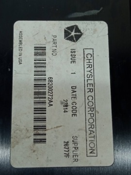 05091999AA, Verstärker 05091999AA Jeep Cherokee V (2014- ) | thumb 3