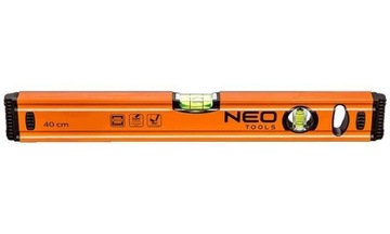 Poziomnica aluminiowa 40 cm, 2 libelle NEO 71-061