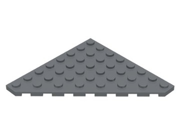 LEGO Płytka - wedge 8x8 (30504) c.szara 1szt.