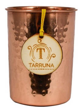KUBEK SZKLANKA 250 ML Z MIEDZI NA WODĘ / AYURVEDA
