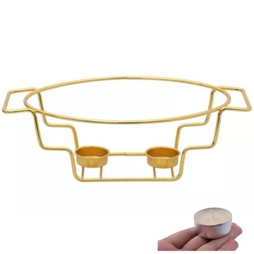 Naczynie Zaroodporne z pokrywka z podgrzewaczem Ceramiczne Owalne 1,8L