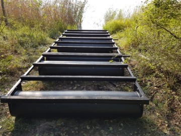 Поплавок для наведения мостов, диаметр 500 мм, длина 3 м.