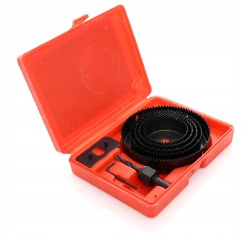 Набор кольцевых пил по дереву Kraft&Dele, 8 предметов, 64–127 мм