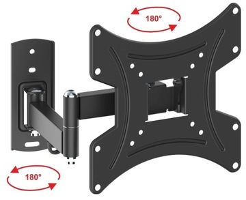 Поворотный КРОНШТЕЙН ДЛЯ ТВ 10–42 ДЮЙМОВ, ЭКСТРЕННЫЙ ПРОЧНЫЙ